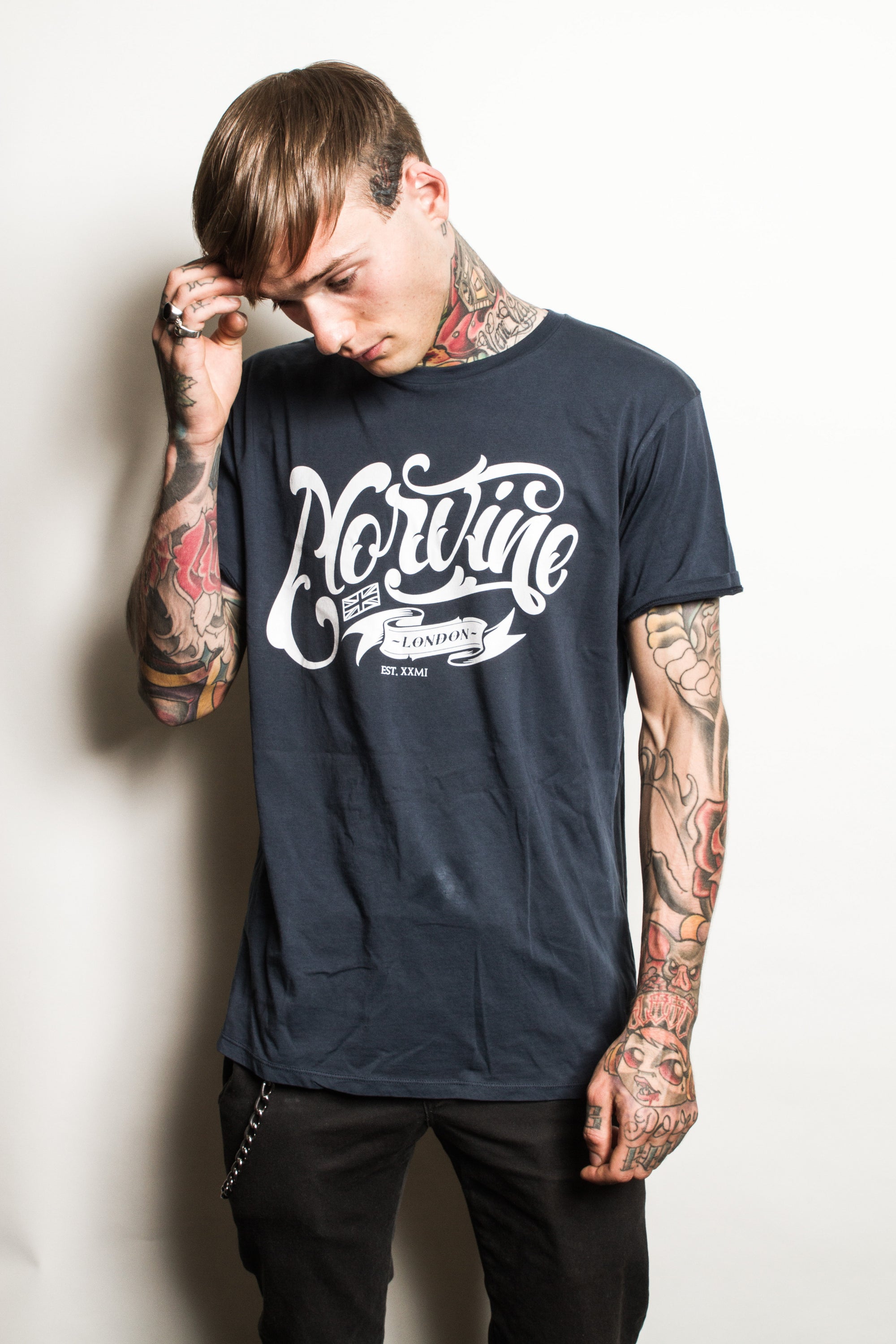 Norvine London Garment-Dyed Heavyweight T-Shirt